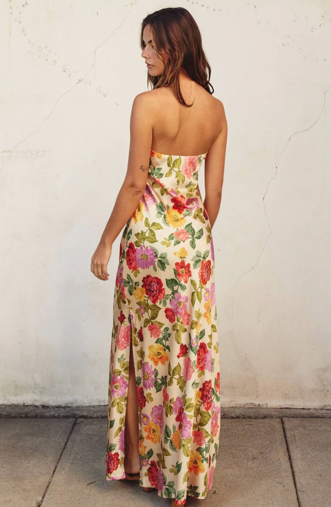 Gift Of Love Strapless Maxi Dress