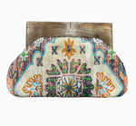 Beaded Clutch with Wooden Handle