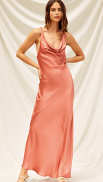 Cowl Neck Maxi Dress