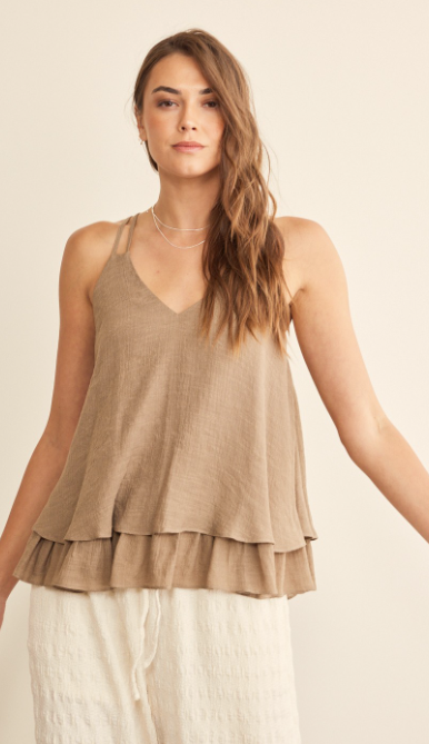 Double Layered Sleeveless Top