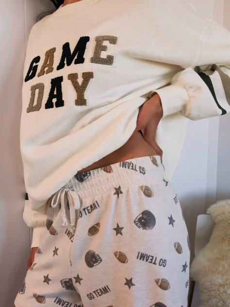 Oversized Game Day Sweatshirt