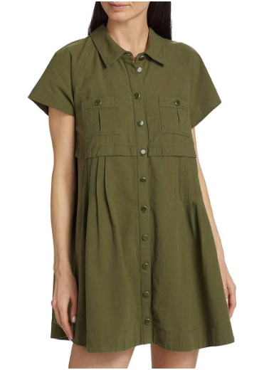 Ronnie Poplin Mini Dress