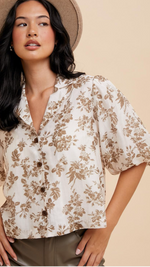 Tencel Blend Camp Shirt