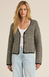 Noemi Herringbone Cardigan