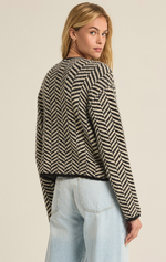 Noemi Herringbone Cardigan