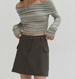 Nadia Mini Cargo Skirt