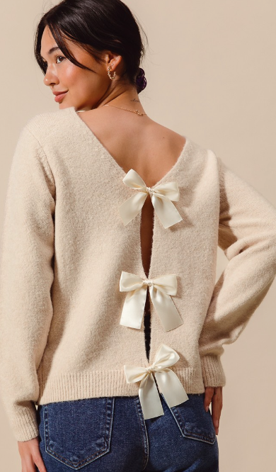 Sophia Bow Sweater