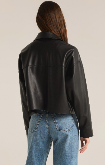 All Day Faux Leather Jacket