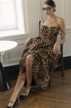 The Lacie Leopard Midi Dress