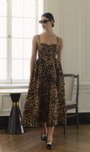 The Lacie Leopard Midi Dress