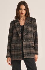 Kingston Relaxed Plaid Blazer