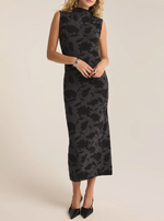 Tatum Shadow Floral Midi Dress