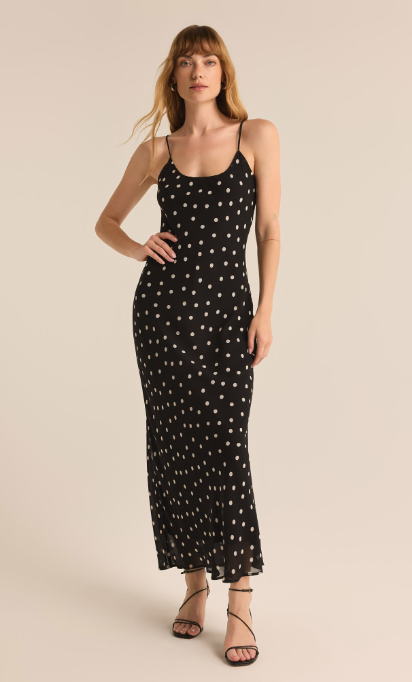 Cecily Polka Dot Slip Dress