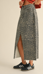 Leopard Print Skirt