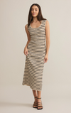 Gisele Stripe Midi Dress