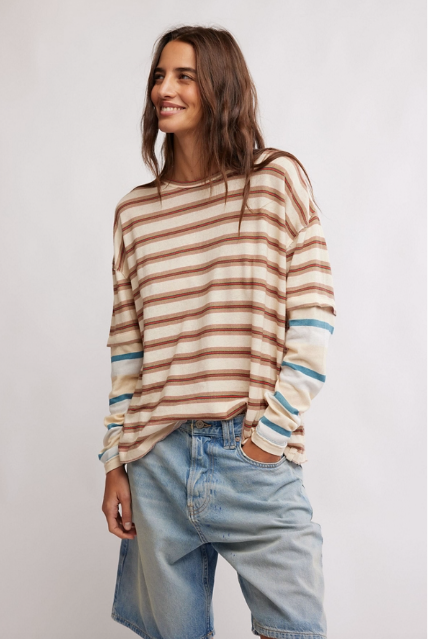 Nina Stripe Long Sleeve