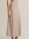 Delvine Textured Midi Skirt