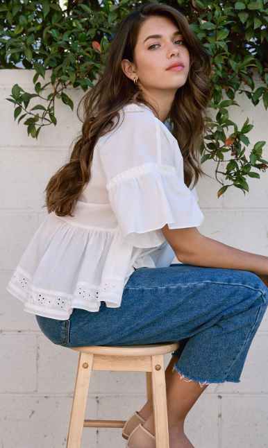 Embo Airy Collar Blouse