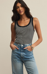 Elin Stripe Rib Tank