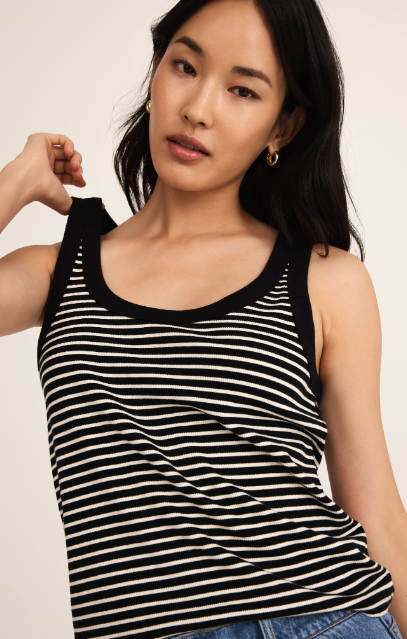 Elin Stripe Rib Tank