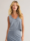Sloane V Neck Denim Tank