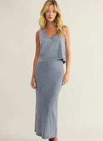 Sloane V Neck Denim Tank