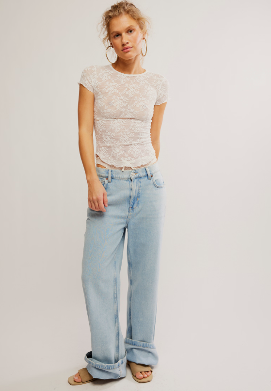 Ready To Go Lace Tee