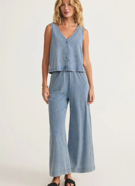 Solace Jersey Denim Top