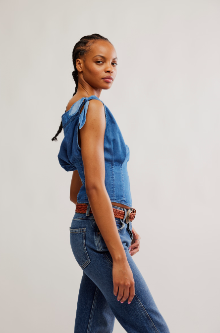 Louie Indigo Top