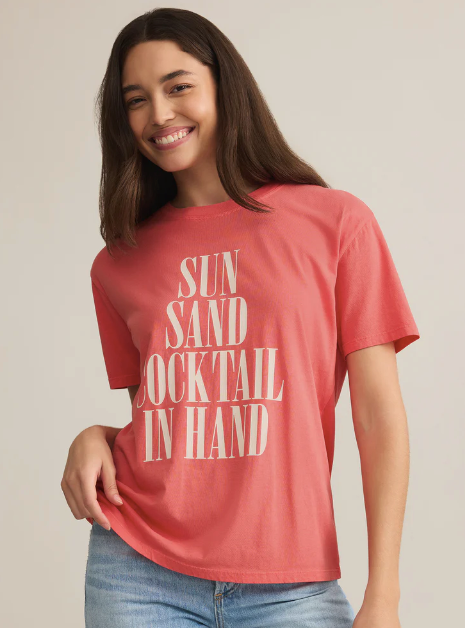 Sun And Sand Boyfriend Tee