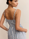 Nadine Striped Midi Dress