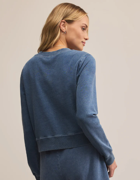 Daily Knit Denim Cardigan
