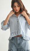 Harley Striped Button-Up