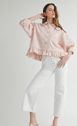 Harley Striped Button-Up