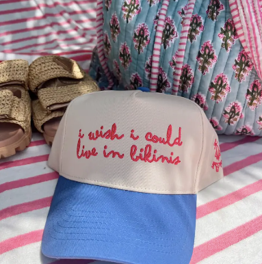 I Wish I Could Live In Bikinis Trucker Hat