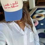I Wish I Could Live In Bikinis Trucker Hat