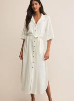 Brise Linen Midi Dress