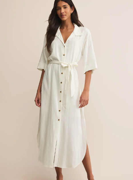 Brise Linen Midi Dress