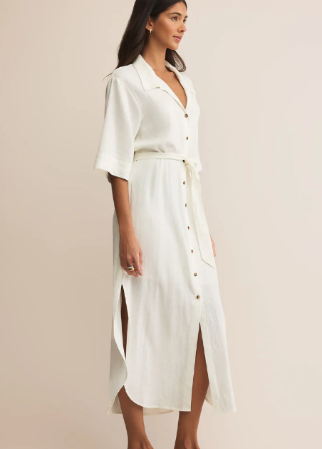 Brise Linen Midi Dress