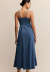 Angel Eyes Denim Midi Dress