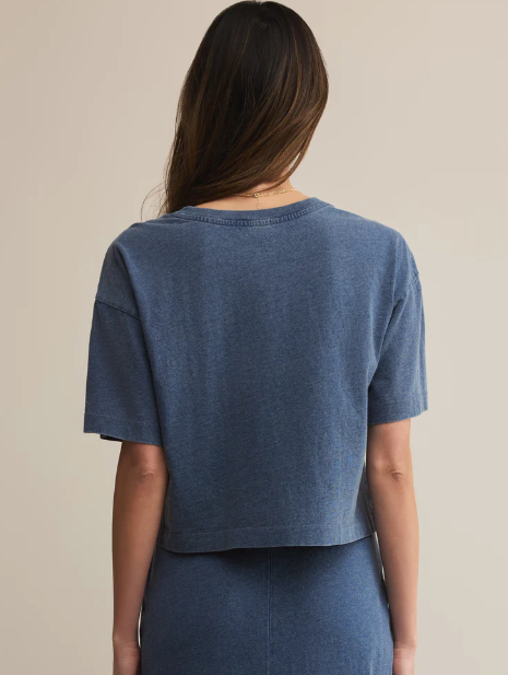 On The Go Jersey Denim Tee