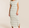 Calabasas Striped Midi Dress