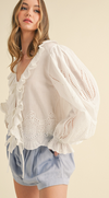 Tara Tie Front Top