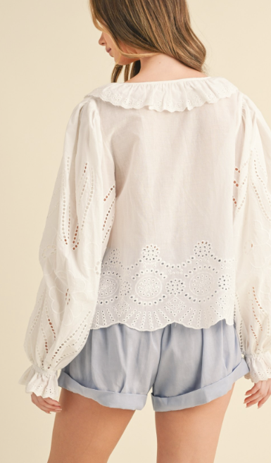 Tara Tie Front Top
