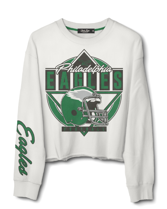 Eagles Helmet Crop Fleece