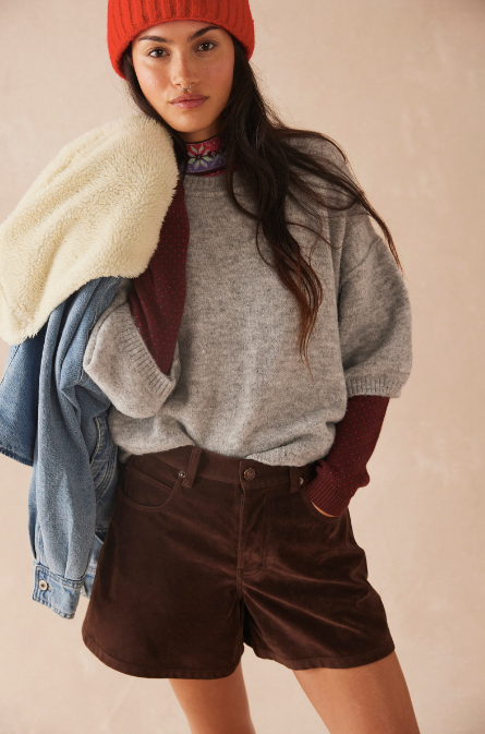 Tippi Vegan Suede Short