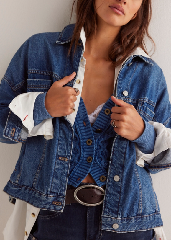 Opal Swing Denim Jacket