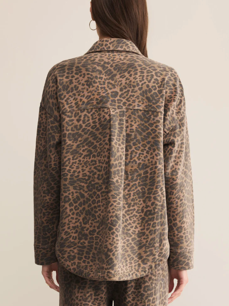 All Day Leopard Knit Jacket