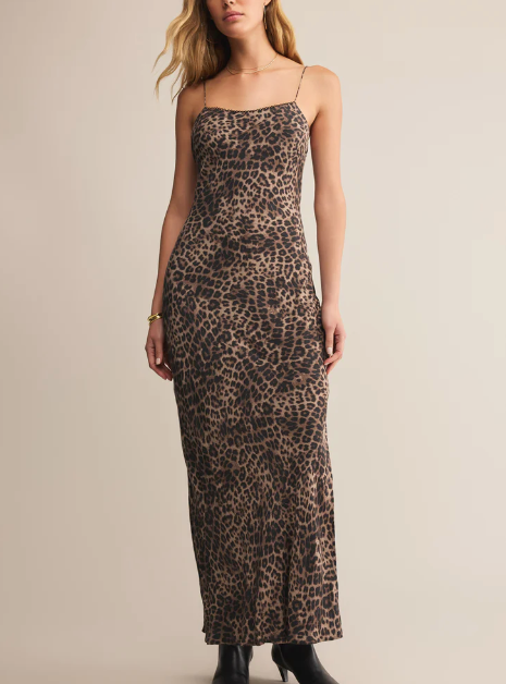 Cielo Leopard Midi Dress