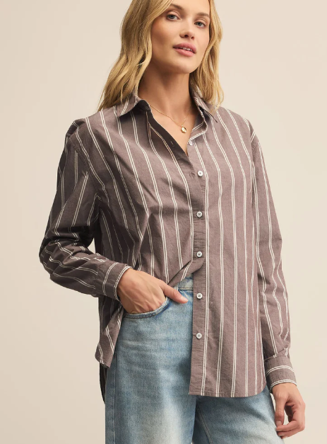Seaport Striped Poplin Shirt